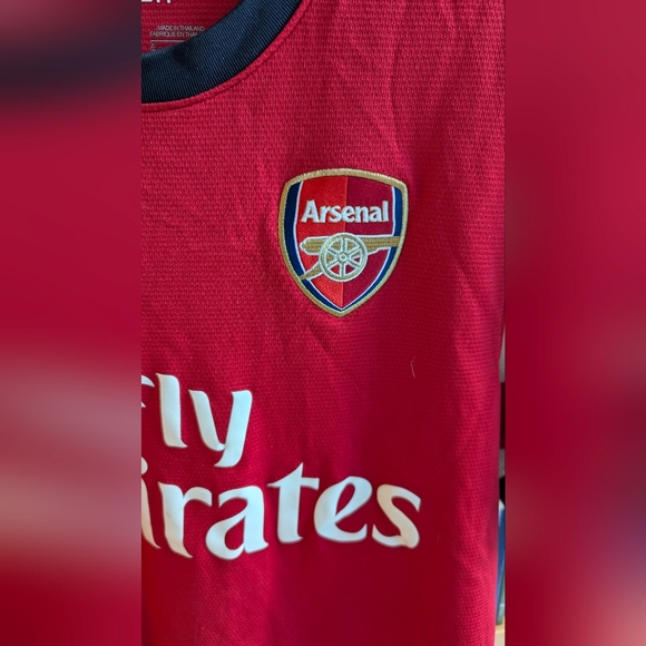 ARSENAL 2012 2013 2014 HOME FOOTBALL SHIRT SOCCER JERSEY NIKE Chamberlain #15 - Picture 3 of 5